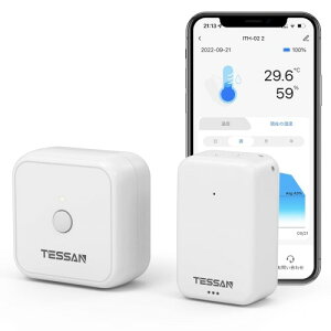 bluetooth�����x�v TESSAN ���x�v ���x�v �f�W�^�� �����x wifi�n�u�t�� �C�����x�v Alexa/Google Assistant�ɑΉ� �~�J �M���Ǒ΍� ঒��� �Ԃ����p