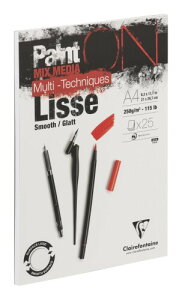 �N���[���t�H���e�[�k �y�C���g�I��A4 �p�b�h �X���[�X�z���C�g 25�� 250g/m2 �~�b�N�X���f�B�A�y�[�p�[ PEFC�F�؎擾 �A�V�b�h�t���[ ISO9706� ���� ���� �p�X�e�� �A�N���� �C���N ���M C