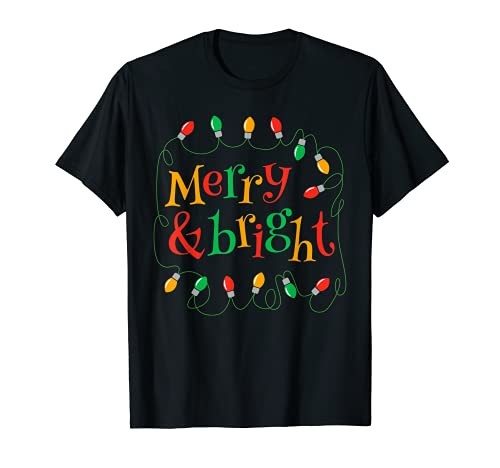 メリー ブライト Christmas Lights For Season Xmas クリアランスsale!期間限定! Tシャツ Holiday セール価格