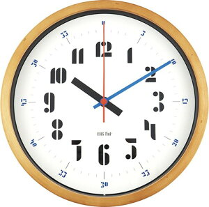 �G���R�~���[�� �Ǌ|�����v �o�E�n�E�X Fonts Wall Clock Joschmi Blue WCL-003