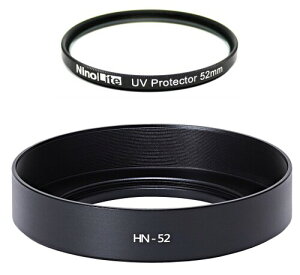 NinoLite 2�_�Z�b�g�F HN-52�����Y�t�[�h & UV�t�B���^�[52mm �̃Z�b�g�AZ 28mm f/2.8 �AZ 28mm f/2.8 SE �AZ 40mm f/2 �J���������Y�Ή�