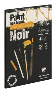 �N���[���t�H���e�[�k �y�C���g�I�� A4 �p�b�h �u���b�N 20�� 250g/m2 �~�b�N�X���f�B�A�y�[�p�[ PEFC�F�؎擾 �A�V�b�h�t���[ ISO9706� ���� ���� �p�X�e�� �A�N���� �C���N ���M Clairefontai