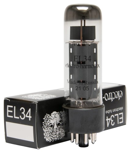 ELECTRO-HARMONIX 真空管 EL34 ストレート T 傍熱5極管 TEHEL34