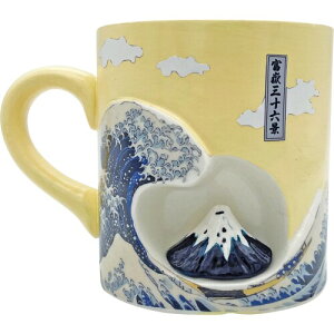��������H�� �u Hokusai �k�� �x���O�\�Z�i �v ���� �}�O�J�b�v ��a12×9cm 325ml �_�ސ쉫�Q�� �H�� �G�� �g ���{�� �O�b�Y �a�����v���[���g �� SAN4702