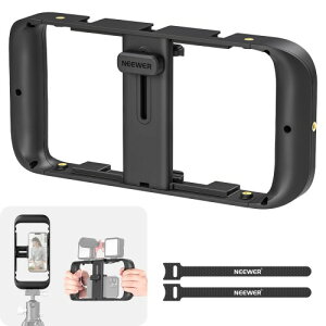 NEEWER �X�}�[�g�t�H���r�f�I���O �X�}�z�r�f�I�X�^�r���C�U�[�O���b�v Vlogging �P�[�W �R�[���h�V���[�O�r�}�E���g�A�X�}�z���O�t�� �r�f�I�t�B�������[�J�[���� iPhone Samsung �ȂǂɑΉ�