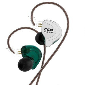 Hifi Kingdom CCA C10 1DD+4BA �n�C�u���b�h�h���C�o�[HiFi�C���C���[�C���z�� �A���~�j�E�������t�F�[�X�v���[�g �C���C���[���j�^�[ Cyan(No Mic)