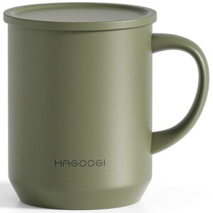 HAGOOGI �W�t�� �}�O�J�b�v �ۉ� �ۗ� 360ml �^��f�M �Z���~�b�N�R�[�e�B���O ��d�\�� �V���v�� ������� �ƒ��I�t�B�X�ɍœK �X�e�����X�}�O�J�b�v �R�[�q�[�J�b�v �O���[��