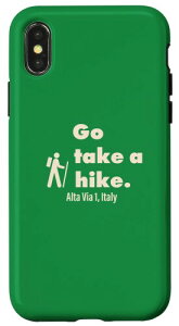 iPhone X/XS Alta Via 1�AItaly Go Take A Hike ���g�� �X�}�z�P�[�X