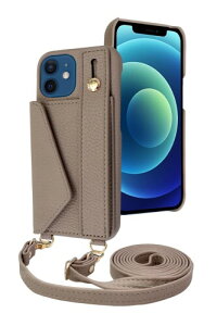 �V�Y�J�E�B�� iPhone12 mini �P�[�X �V�����_�[ �J�o�[ �V�����_�[�X�g���b�v �A�C�t�@���f5 �V�����f�B�[ �X�g���[�g���[�h 1���� �O���[�u���E��