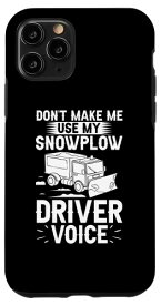 iPhone 11 Pro 除雪機 トラクター マシン トラック ショベル ドライバー 除雪機 スマホケース