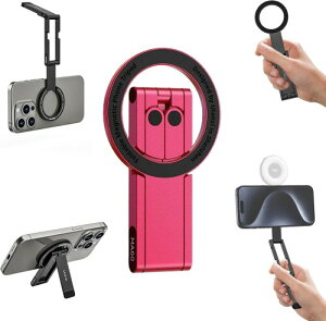 Ulanzi MA60 �X�}�z�O�r/MagSafe�Ή� ���ʃ}�O�l�b�g�� �A���~�� ���^�y�� �܂肽���ݎ� �����^�ѕ֗� ���B��_ �B�e ����ӏ܂ɍœK Android/iPhone�Ή� ���b�h