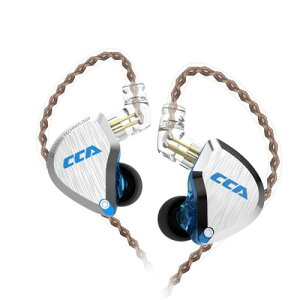 Hifi Kingdom CCA C12 5BA�{1DD �n�C�u���b�h�C���C���[���j�^�[ IEM �C���z�� �~���[�W�V���� �w�b�h�Z�b�g 0.75mm 2�s�� �iBlue No Mic�j