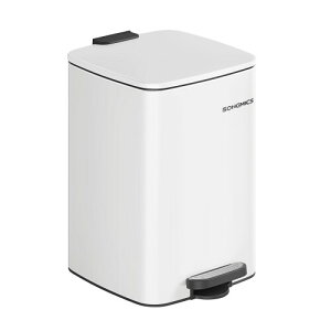 SONGMICS �S�~�� �X���� 20L �y�_���� �W�t�� �X�e�����X���_�X�g�{�b�N�X �L�b�`���A���r���O�A���ʏ����ԗp �����Â� �܂������Ȃ� �ȃy�[�X �h�� ���o�P�c�L�� ��l��炵�p �z���C�g LT
