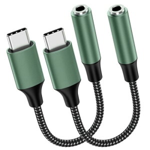 USB Type-C 3.5mm �C���z�� �ϊ��A�_�v�^ �d�b/���y/�����R�� �C���z���P�[�u�� DAC�`�b�v���� Hi-Fi���� iPad/Android/iphone15/Type-c�@��ȂǂɑΉ�,�O���[��