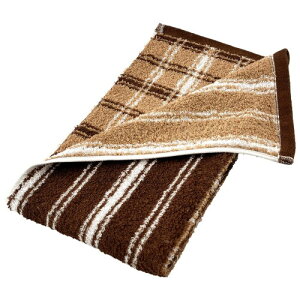 �����^�I��(Kato Towel) �X�g���C�v&�`�F�b�N �t�F�C�X�^�I�� 34×92cm �u���E�� 1��