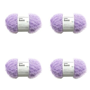 Knit Wit �؍��G�R���킵�ю� bubble foret-�o�u���t�H��- 90g×���F4�ʓ� �A�C���X(iris) KNW-BFP50