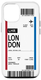 iPhone 12/12 Pro Boarding Pass ワールドトラベラー ロンドン LHR エアチケット スマホケース