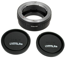 NinoLite 3個セット Konica-NEX アダプター ＋ ソニー Eマウンレンズ & NEXカメラボディ用キャップ
