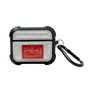 �}���n�b�^���|�[�e�[�W(Manhattan Portage) Square Hybrid AirPods Pro CaseBOX LOGO �V���o�[�E�O���[ AirPods Pro2 AirPods Pro ��2/1���㌓�p APPR2-MP-05-SV