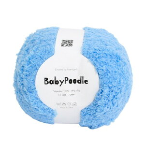 Knit Wit �؍� �ю� (Baby Poodle -�x�r�[�v�[�h��-) 95g 1�ʓ� �X�J�C KNW-BPB43