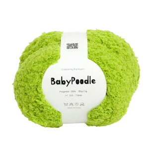 Knit Wit �؍� �ю� (Baby Poodle -�x�r�[�v�[�h��-) 95g 1�ʓ� �s�A�O���[�� KNW-BPB38