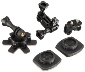 REC-MOUNTS ��]���S���}�E���g �^�C�v1 Rotary Self-adhesive mount(�ڒ����J�[�u + �ڒ����t���b�g�}�E���g) for RICOH(���R�[)�A�N�V�����J���� WG-M1 WG-M2 �Ή� (RC-51T1CN)