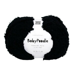 Knit Wit �؍� �ю� (Baby Poodle -�x�r�[�v�[�h��-) 95g 1�ʓ� �u���b�N KNW-BPB33