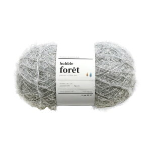 Knit Wit �؍��G�R���킵�ю� bubble foret-�o�u���t�H��- 90g 1�� �O���[ KNW-BFB46