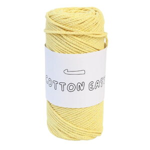 Knit Wit �؍��R�b�g���҂ݎ� (COTTON EASY -�R�b�g���C�[�W�[-) 1�� ��200g �N���[���C�G���[(Cream Yellow) KNW-CE12