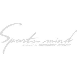 MONSTER SPORT SportsMind�X�e�b�J�[ (�V���o�[) 320×128mm �����X�^�[�X�|�[�c���� �X�|�[�c�}�C���h 896101-0000M