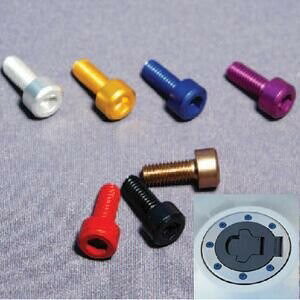 DURA-BOLT(�f�����{���g) �^���N�L���b�v�{���g �A���~ 5�{�Z�b�g �V���o�[ ZX-9R 00-01/ZRX1200/ZZR1200/ZZR1400 06-08 DBT004/2S