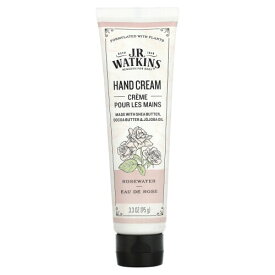J.R.Watkins ハンドクリーム ローズウォーター 95g ボディクリーム