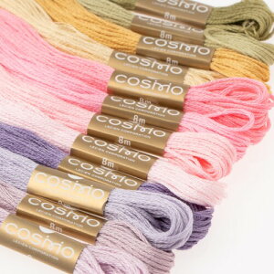 LECIEN(���V�A��)�h���イ��12�{�Z�b�g �R�X��(Cosmo) Thread assorted pack by Nicki Franklin No.162400-11