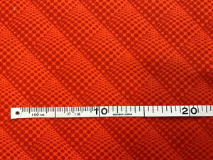 パッチワーク 生地 USACOTTON オレンジ系プリント 幾何学模様 :数量1=10cm