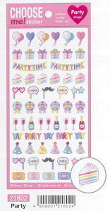 yV[z}Ch@CHOOSE ME sticker@/@Party21802@ق̂sN킢I[fނ̃V[