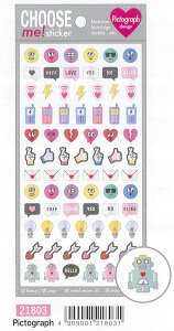 yV[z}Ch@CHOOSE ME sticker@/@Pictograph21803@ق̂sN킢I[fނ̃V[