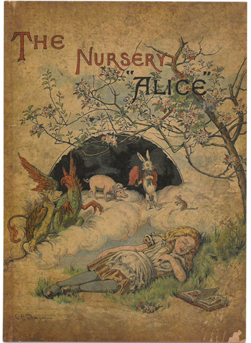 不思議の国のアリス　ポストカード　”THE NURSERY ALICE"　子供部屋のアリス