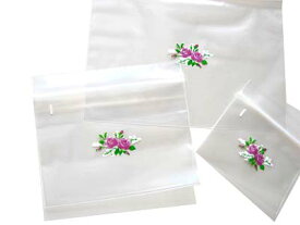 【ユニパックアソートセット】薔薇　チャック付　小さいサイズの整理袋　　コンパクトジップパック