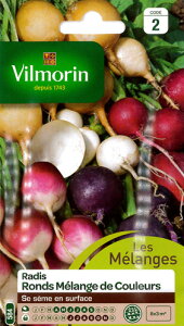 �y�t�����X��؂̎�zVilmorin�Ё@�J���t�����f�B�b�V���ERadis Mix colors�@[V-Radish683]