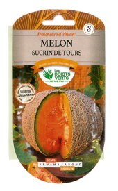 【フランスの果菜の種】CATROS社　フレンチメロン・Melon Sucrin de Tourst　284《固定種》