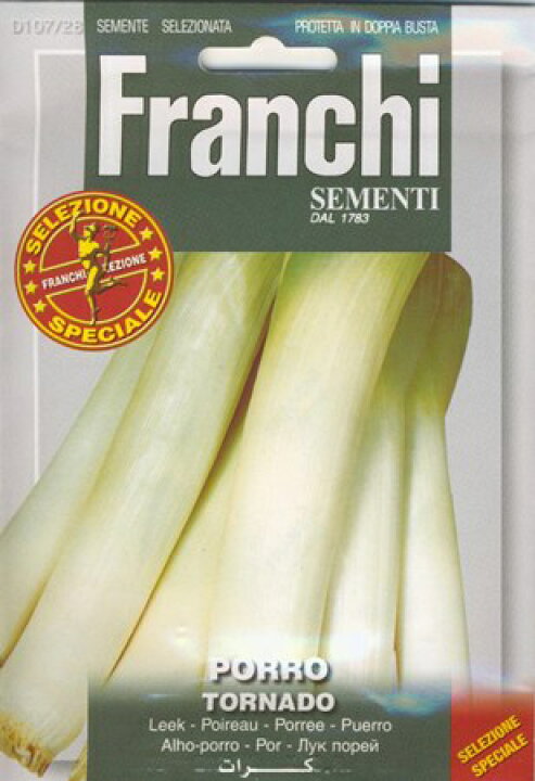 楽天市場 イタリア野菜の種 リーキ ポロねぎ トルネード Franchi社 107 28 ミセスリビング