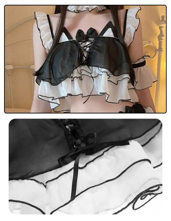楽天市場】メイド服 猫 セクシー コスプレ 6点セット ハロウィン衣装 