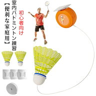短納期 室内バドミントン 自動リターン バドミントン 一人 練習 トレーナー 初心者 愛好者対応 バドミン…