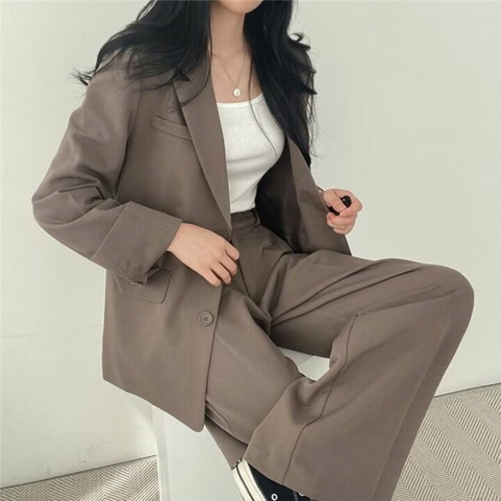 楽天市場】卒業式 スーツ ママ パンツ スーツ レディース セットアップ  