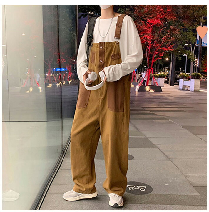 楽天市場 マルチポケット サロペット 作業服 カジュアル ワークマン オールインワン 作業ズボン オーバーオール メンズ レディース ゆったり Overalls カーゴパンツ ソ ワークパンツ つなぎ Mrt Shop