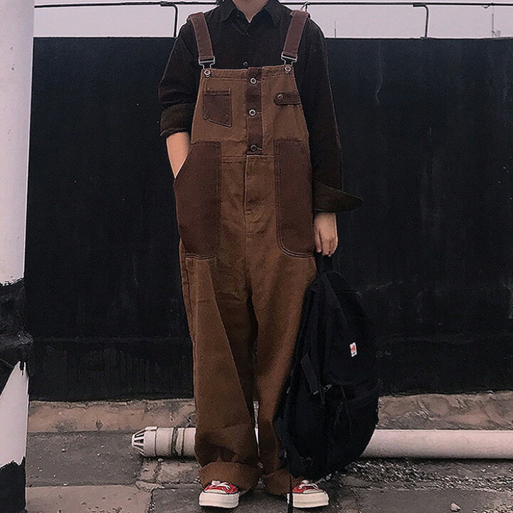 楽天市場 マルチポケット サロペット 作業服 カジュアル ワークマン オールインワン 作業ズボン オーバーオール メンズ レディース ゆったり Overalls カーゴパンツ ソ ワークパンツ つなぎ Mrt Shop