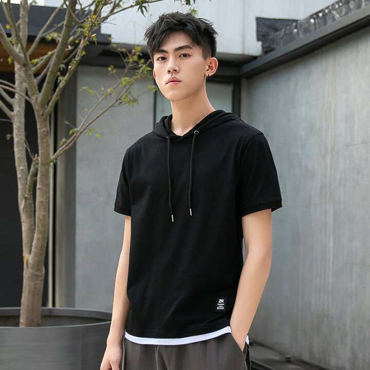 楽天市場 パーカー 半袖 メンズ 夏服 半袖 Tシャツ フード付き 無地 プルオーバー スウェット シンプル おしゃれ カジュアル 半袖 パーカー メンズ Mrt Shop