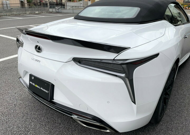 楽天市場】LC500 コンバーチブル カーボン トランクスポイラー リア 