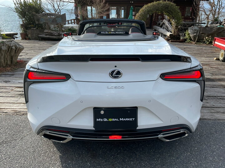 楽天市場】LC500 コンバーチブル カーボン トランクスポイラー リア 
