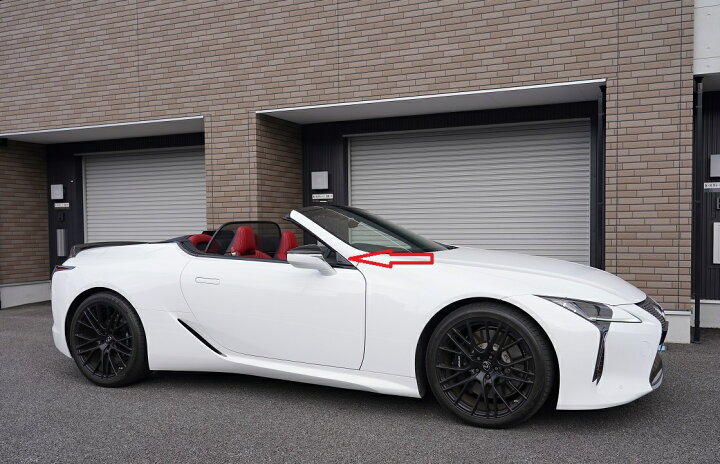 楽天市場】日本製 LC500/h用 コンバーチブル カーボン ドライカーボン 